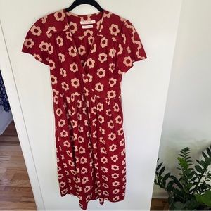 The Dawn Dress in Crimson Daisy | Christy Dawn